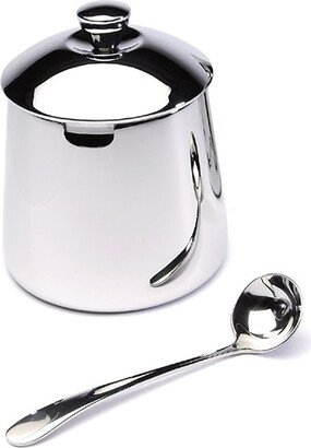 18/10 Stainless Steel 10-Ounce Sugar Bowl with Spoon, Mirror Finish