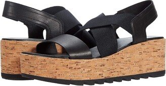 Cameron Flatform Slingback (Black 1) Women's Shoes