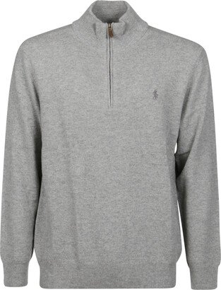 Long Sleeve Half Zip Sweater-AA