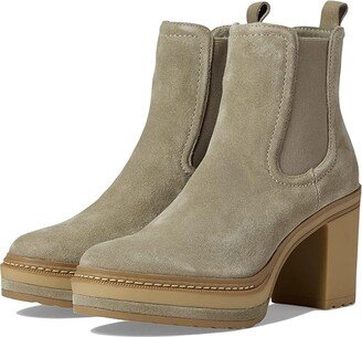 Lexa Bootie (Khaki Suede) Women's Shoes