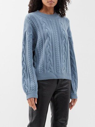 Marina Cable-knit Cashmere Sweater