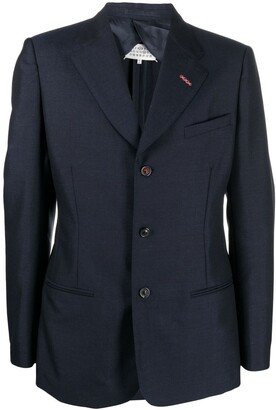 Single-Breasted Tailored Blazer-BE