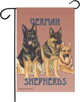 German Shepherd Garden Flag