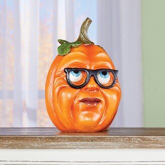 Collections Etc Hand-Painted Sophisticated Pumpkin Figurines