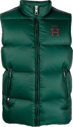 Logo-Patch Down-Padded Gilet