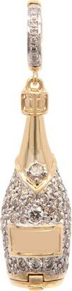 Yellow Gold And Diamond Mythology Champagne Bottle Locket Charm