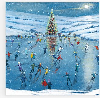 Selfridges Edit Macmillian Winter Skating Christmas Cards Pack of Five