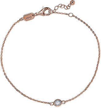 Suzy Levian 14K Rose Gold 0.25 Ct. Tw. Diamond Station Bracelet