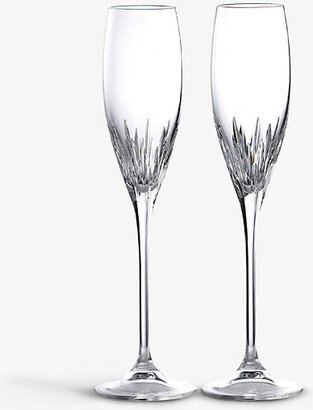 Duchesse Crystal Champagne Flutes set of two