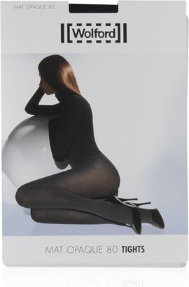 Black Mat Opaque 80 Tights