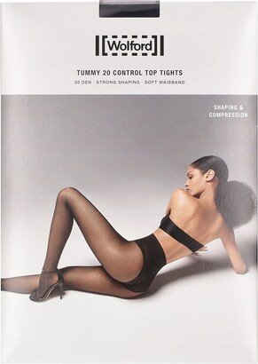 20 Denier control top tights