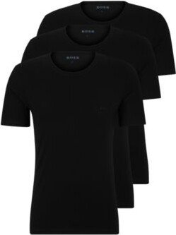 Three-pack of logo-embroidered T-shirts in cotton