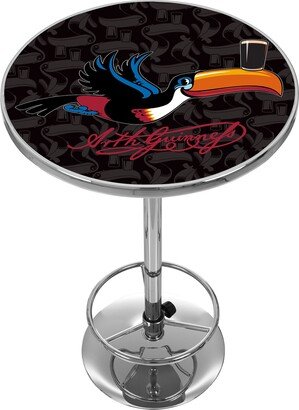 Trademark Gameroom Guinness Chrome Pub Table - 27.375 x 27.375 x 42-AA