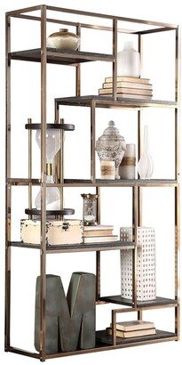 6 Shelf Metal Bookcase