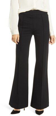 High Waist Flare Ponte Pants