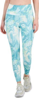 Id Ideology Women's Compression Printed Side-Pocket 7/8 Leggings, Created for Macy's