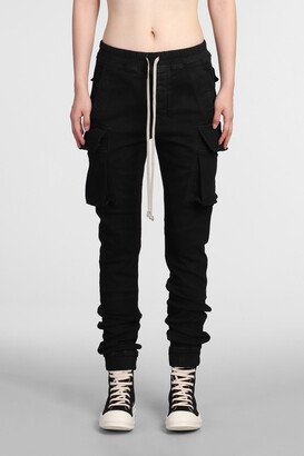 Mastodon Cut Pants In Black Cotton