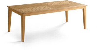 Chevron Teak Dining Table Tailored Furniture Cover