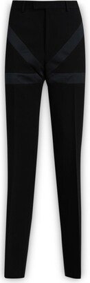 High Waist Crepe Trousers