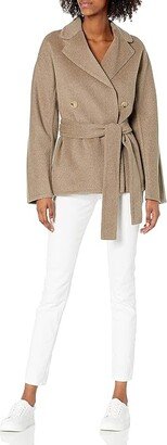 Women's Belted Cardigan Jacket (Heather Granite) Women's Vest