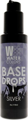 Watercolors Base Drops - Silver by for Unisex - 4 oz Drops