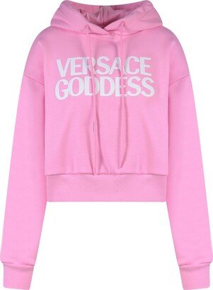 Goddess Printed Drawstring Hoodie