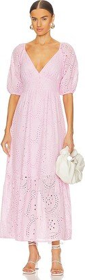 Maxi Eyelet Dress