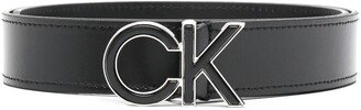 Logo-Buckle Detail Belt