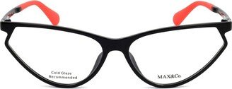 Max&co. Cat-Eye Frame Glasses-AE