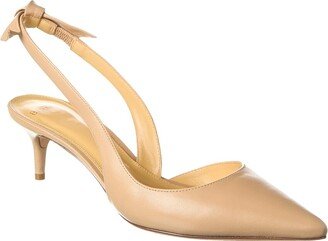 Clarita 50 Leather Slingback Pump