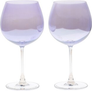 2pk 18oz Luster Wine Glasses