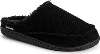 Men's Corduroy Clogs Slipper (Black) Men's Slippers