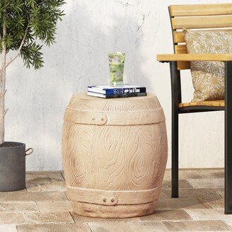 Acorn Outdoor Lightweight Concrete Side Table