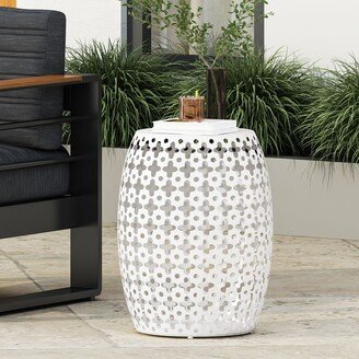 Colcord Outdoor Metal Side Table