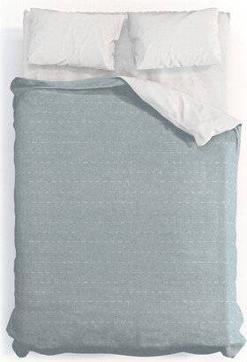 Lad Running Stitch 3-Piece Duvet Set - Queen