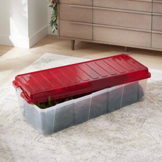 Iris Tree Storage Box w/ Wheels Red/Translucent