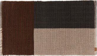 Brown Pile Bathroom Mat