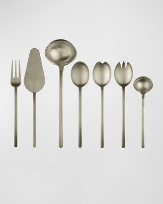 Due 7-Piece Flatware Set - Ice Bronze