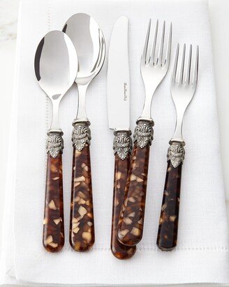 Napoleon 20-Piece Flatware Set, Tortoise