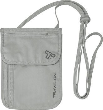 Travelon RFID-Blocking Undergarment Neck Pouch Grey
