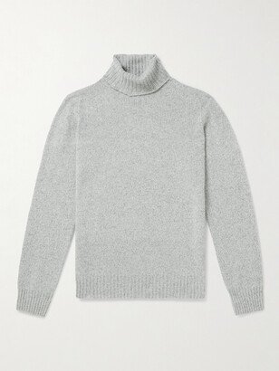 Virgin Wool and Cashmere-Blend Rollneck Sweater