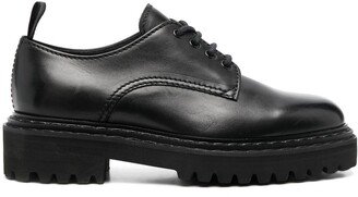 Leather Lace-Up Brogues-AE