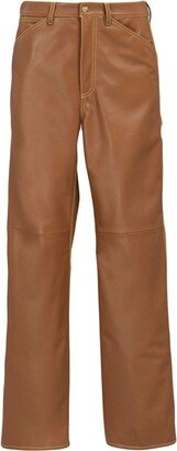 x Carhartt straight-leg leather pants