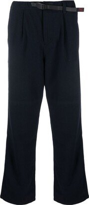 Pleated-Detail Straight-Leg Trousers