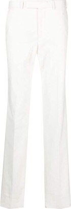 Mid-Rise Straight-Leg Trousers-DN