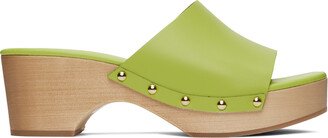 Green Bobbie Clogs