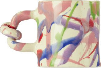 Harlie Brown Studio Multicolor Splatter Me Like Pollock Wiggle Mug