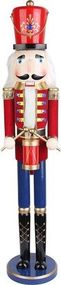 36 Inch Red Nutcracker Drummer Soldier