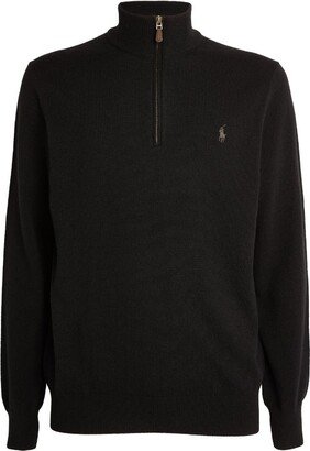 Wool Half-Zip Sweater-AH