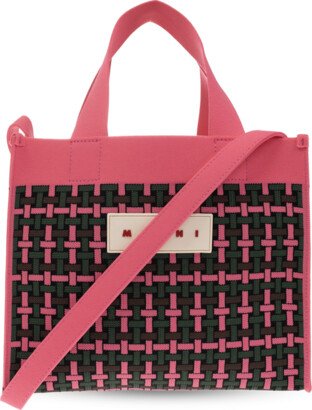 Patterned Shopper - Pink